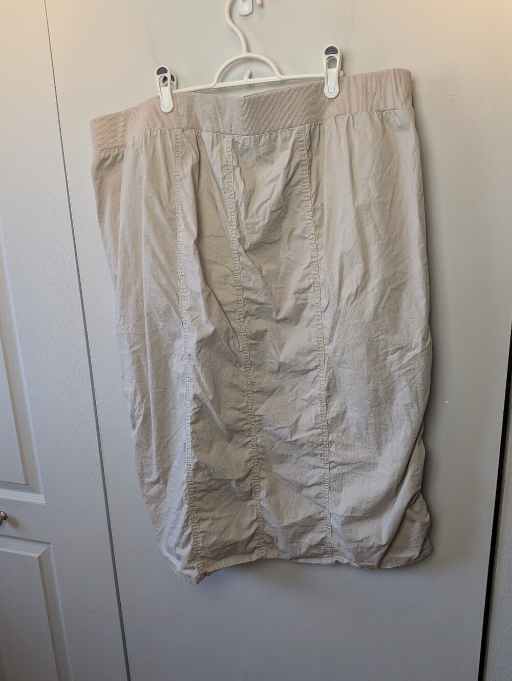 TORRID Maxi Poplin Cargo Skirt Beige Color Size 3 = 3X 22-24 Midi Lenght - Picture 8 of 13